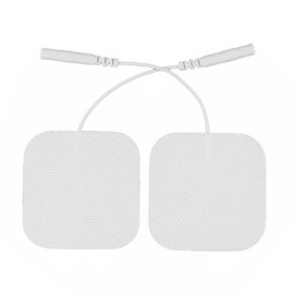 40pcs 2mm Aperture Electrode Massage Patches Self Adhesion Replacement Massager Pads 5x5cm