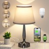 Kakanuo Touch Table Lamp for Bedroom, Small Bedside Lamp with