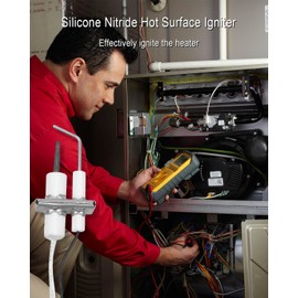 Q3400A1024/U Flame Rod Sensor Igniter 24V Fit for Honeywell Model SV9500M SV9501 SV9601 IG9500 Valve Replace Q3450 Q3620 Q3480 R42640-001