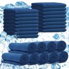 PJPSAA 24 Pack Cooling Towels Bulk for Neck and Face