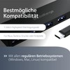 MediaRange USB Type-C to USB 3.0 Splitter 1:4, Bus-Powered, Black