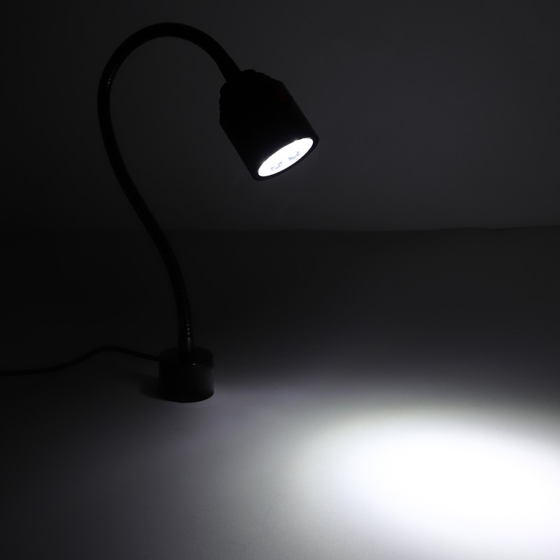 LED Machine Tool Lamp Magnetic Base Flexible Gooseneck 900LM Metal