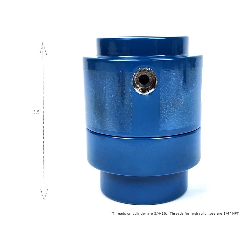 Cylinder Ram Head (3.5" Height) for TEMCo TH0004 Hydraulic Knockout