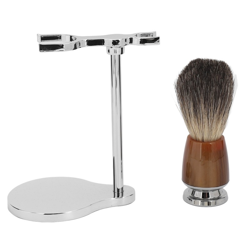 Safety Men Grooming Set Trimming Soap Stand Bowl Beard Brush