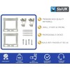 Picture Hanging Kit Canvas Floater Box Frame with Chrome Plated