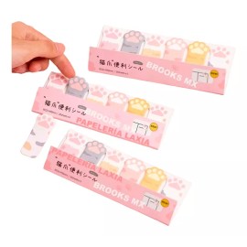 Brooks mx 18 Garrita De Notas Adhesivas Garra De Gato Papelería Kawaii