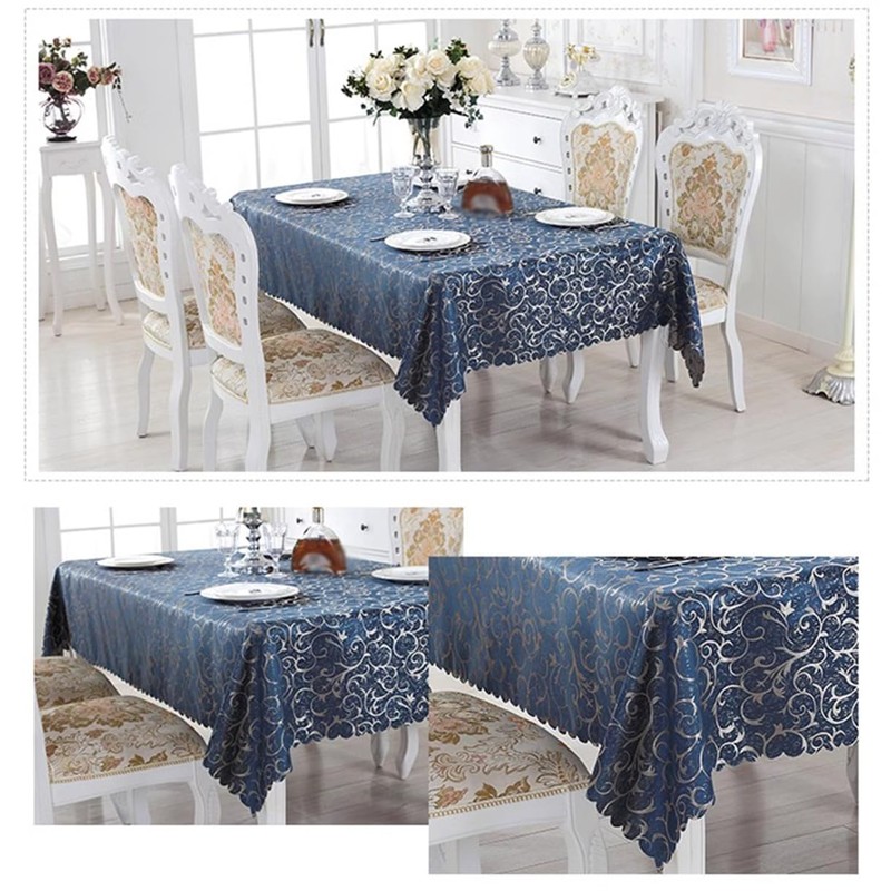 BHOMTY Rectangular Tablecloth Hotel Tablecloths Ideal for Home, Events, Conferences,