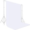 GFCC GFCC 8FTX10FT White Backdrop Background for Photography Photo Booth