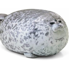 2024 Hot Selling Soft Comfortable Chubby Embossed Sealed Filled Cotton Plush Pillow Cute Pillow - Color: Grey, size: Large