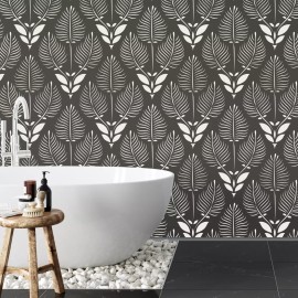 Stencil Revolution Triple Yew Pattern Wall Stencil - Large, Reusable Wall Pattern Stencil