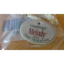 Longaberger 2003 Tree Trimming TT Melody Basket Miniature Tie-On #28068 - NEW