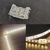 MNFPSJB 10Pcs 2 Pin 8mm COB LED Strip Light Connectors