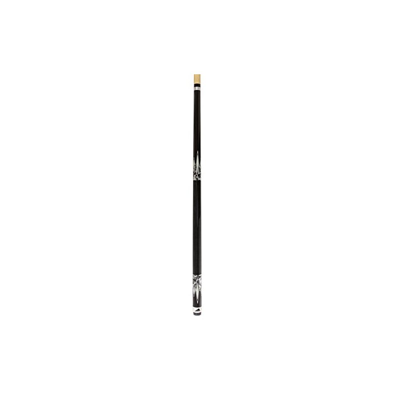Mizerak Premium Hardwood Cue (2 Piece), 57", Silver