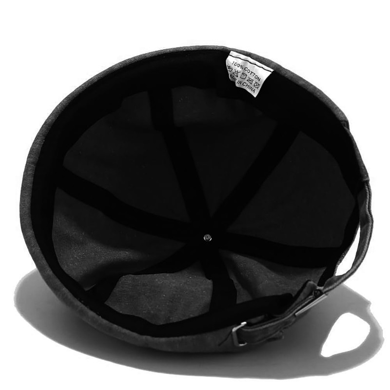 Malaxlx Men's Docker Cap Sailor Hat Docker Hat Harbour Cap