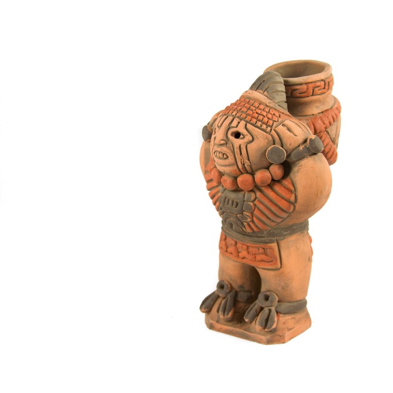 Tumia LAC Xipe Totec Aztec Ceramic figure - Fair Trade