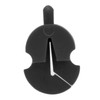 8Pcs Violin Mute Adjustable Rubber Silencer Single Hole Practice Parts