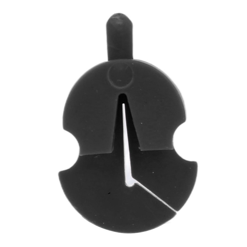8Pcs Violin Mute Adjustable Rubber Silencer Single Hole Practice Parts