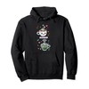 Black Coffee or Green Tea Leaves Cartoon Character Kawaii Pullover