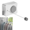 Retractable Clothesline Stainless Steel 4.2m Punch Free Good Load Bearing