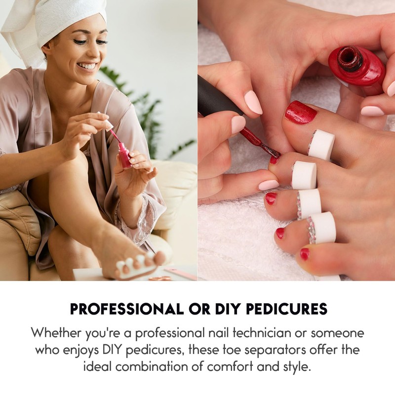 LIKO - Toe Separator 4 Slots Extra Soft Multi Colored