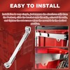 seork Tool Rail Mount Threaded Rails Fits for Milwaukee Packout