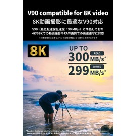 Nextorage UHS-II V90 64GB SDXC SD Card, Max Read Speed 300MB/s, Write Speed 299MB/s, High Performance PSLC Flash Memory, High Speed Continuous Shooting, 4K/8K Recording, NX-F2PRO64G, Nextorage Memory Card