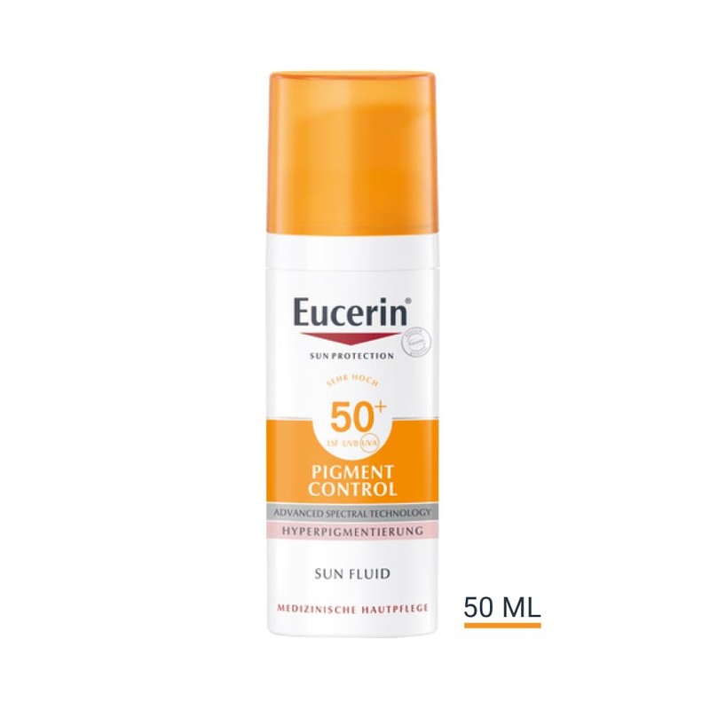 Eucerin, Pigment Control, SPF 50+ Sun Fluid, 50 ml Fluid