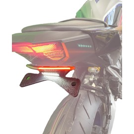 Fender Eliminator STD version made for Yamaha 2025 MT-09SP MT09 SP LED Turn signal lightbar and license plate mount with tag light by Bikelitez
