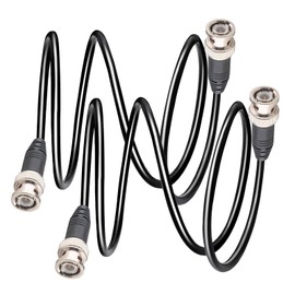 YILIANDUO BNC SDI Cable Molded BNC Male to BNC Male Jumper Cable 3ft 50Ohm L200 Coaxial Video Cable for CCTV Video Camera Security Systems Pack of 2