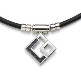 [Colantotte] TAO Necklace, AURA Carbon, Limited Color Necklace, Stainless Steel