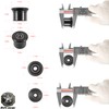 6-Pack Rolling Seat Trolley Wheels, Sliding Bracket Rollers for Bowflex