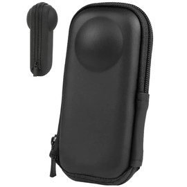 HNWEIWEI Storage Bag for Insta 360 X2/Insta 360 X3 Case, Large Capacity, Shockproof, Hard Carrying Case, Portable, Windproof, Insta 360 X4 Case, Cover, Case (Black), AA