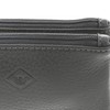 FASHIONGEN - Leather coin purses, wallet zip, gray