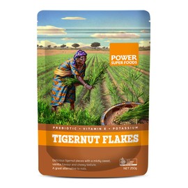 Power Super Foods Organic Skinned Tigernuts Flakes 250 g