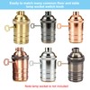 sourcing map 4Pcs Lamp Turn Knob On/Off Lamp Switch Replacement