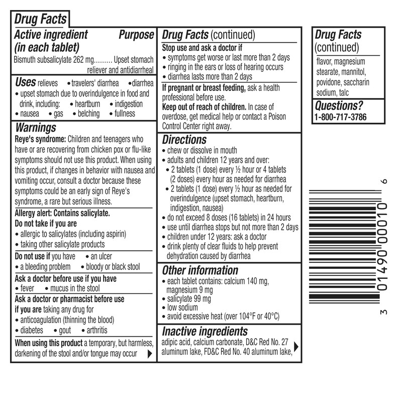 Diarrhea Relief, 12 Chewable Tablets