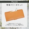 Legare Legare Women's Long Wallet Large Capacity Galson Open-and-Close Type
