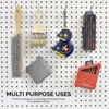 AIMALL 50x Pegboard Hooks Metal Panel Valcano Peg Board Hook