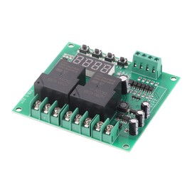 Forward/Reverse Control Board, YYB-5 12V 24V Motor Forward/Reverse Control Board with Two Relay Delay Time Cycle Control Magnet, Control
