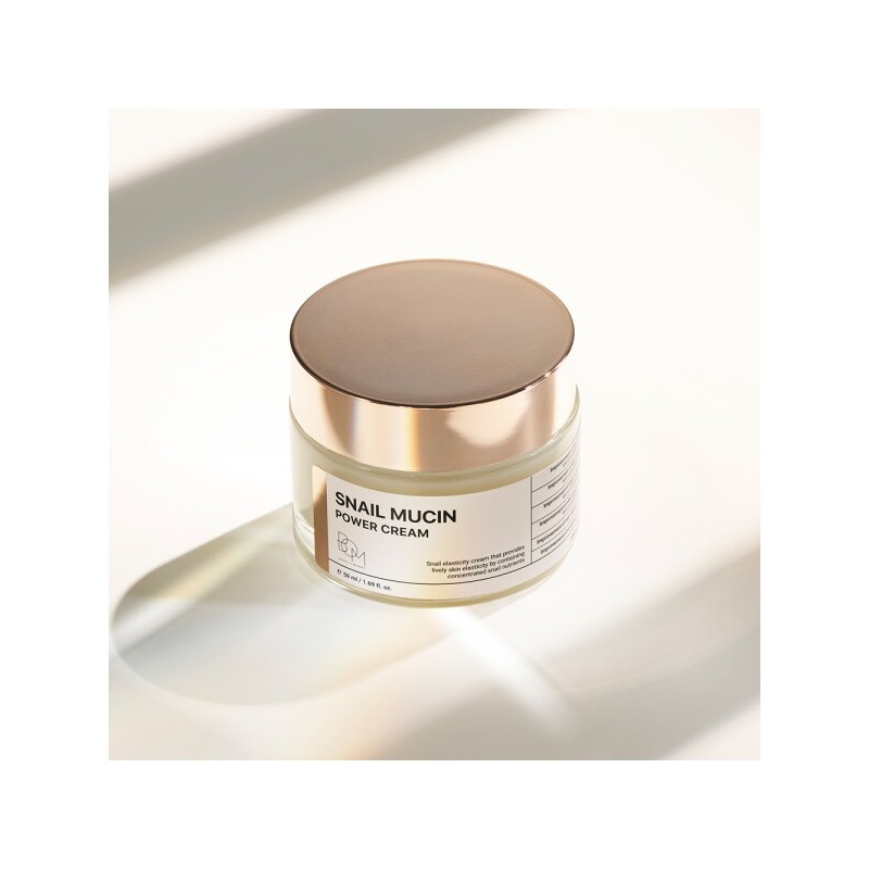 BOM Snail Mucin Power Cream 50ml BOM Snail Mucin Power