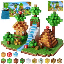 100PCS Magnetische Bausteine [Upgrade 2,5 cm] Bauen Mine Magnete Welt Set für Kinder Montessori Kreative Spielzeug ab 4 5 6 7 8 9, Magnetspiel Spielzeug für Kinder Geschenke ab 3+ Jahre Mädchen Jungs