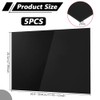 UNICRAFTALE 5Pcs Black Acrylic Sheet 2mm Thick Cast Opaque Panel