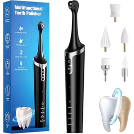 Tartar Remover Teeth Whitening Set Professional Teeth Cleaning Tooth Polisher with 5 Modes for Teeth Cleaning & Teeth Whitening, Teeth Whitening Teeth Set with 5 Heads