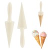 Hapivida Pack of 2 Waffle Cone Rollers, 9.3 Inch Cone