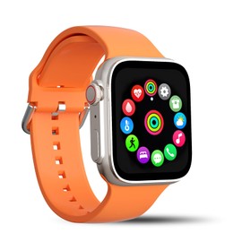 Smart Watch with Bluetooth Call/Make Calls, 1.85" HD Full-Touch Display, Fitness Tracker with Health Monitor, Compatible with Android & iOS