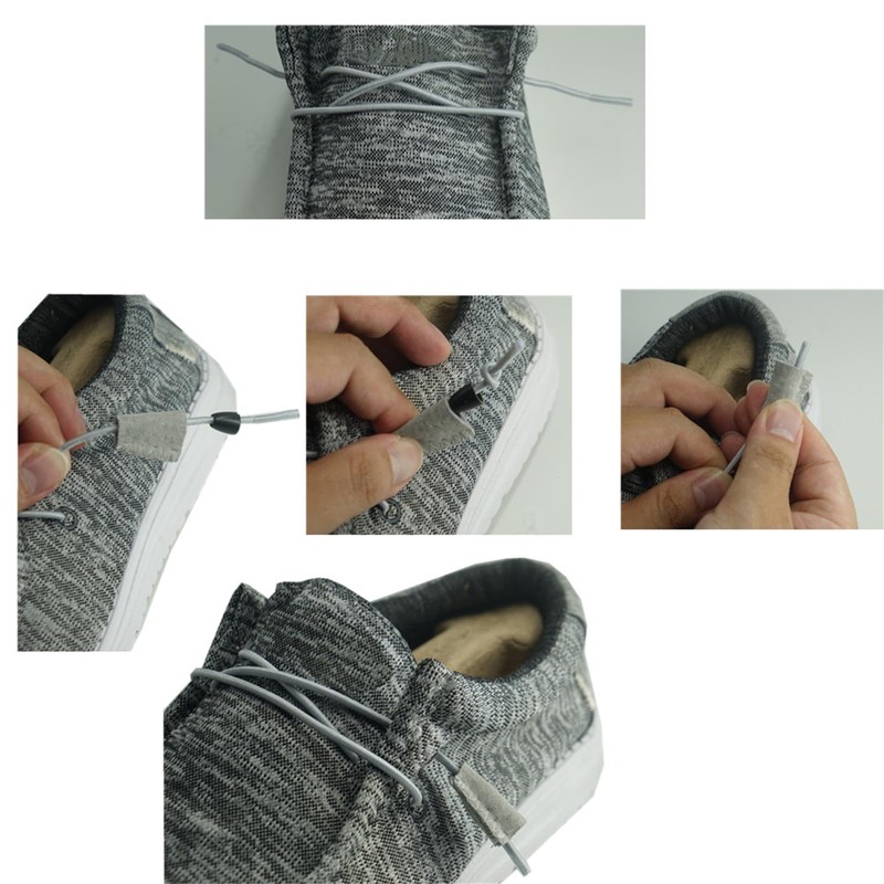 DECKER Elastic Shoelaces Strings No tie shoelace Replacement Laces for