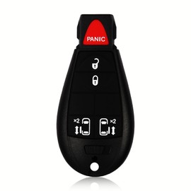 Keylessbest Replacement for 2016 2017 2018 2019 Chrysler Town and Country Dodge Grand Caravan Dart Volkswagen Routan Fob Remote Control M3N5WY783X 5 Buttons 433MHz