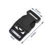 OTOTEC 10pcs Mini Key Buckle 5/8Inch Plastic Side Release Buckles