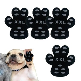 Dog Paw Protector Anti-Slip Grips to Keeps Dogs from Slipping On Hardwood Floors,Best for Summer Hot Pavement,Dog Shoes Booties Socks Replacemen XXL (2.83" x2.52",61-80 lbs) 24PCS