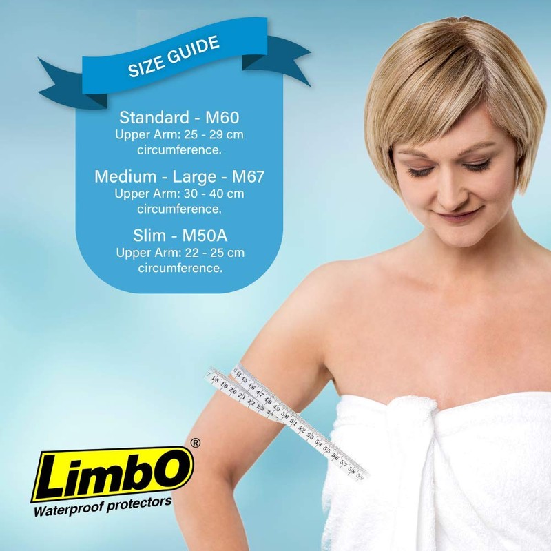 LimbO Waterproof Protectors Adult 1/2 Arm (Slim-med) Cast Cover